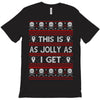 emo gothic ugly christmas sweater. T-Shirt