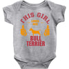 This Girl Loves Her Bull Terrier Baby Onesie