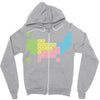 periodic table of america Zipper Hoodie