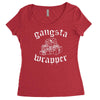 gangsta wrapper Women's Triblend Scoop T-shirt