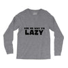 ask me why i'm lazy sloth Long Sleeve Shirts