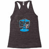 hipster ice cube Racerback Tank
