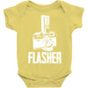 flasher camera Baby Onesie