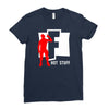 hot stuff batle royal gaming Ladies Fitted T-Shirt