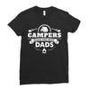 Campers Make the Best Dads Ladies Fitted T-Shirt