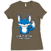all the fox special Ladies Fitted T-Shirt