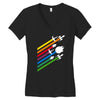 rebellious streaks Women's V-Neck T-Shirt