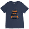 All Women Created Equal But The Best Born In January V-Neck Tee