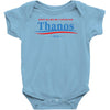 don't blame me i voted for thanos Baby Bodysuit
