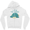 i hate the morning Zipper Hoodie