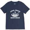 love peace and bacon grease V-Neck Tee