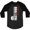 big fan of fast food 3/4 Sleeve Shirt