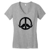 dude (2) Women's V-Neck T-Shirt