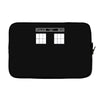 police public call box Laptop sleeve