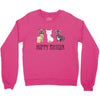 happy meowr Crewneck Sweatshirt