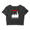 factory records   retro record label   mens music Crop Top
