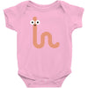 cacing bae senyum Baby Bodysuit