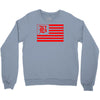 b red Crewneck Sweatshirt