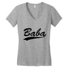 baba (2) Women's V-Neck T-Shirt