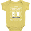 vintage made in 1990 perfectly aged a living legend Baby Bodysuit