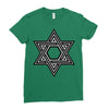 star blacked Ladies Fitted T-Shirt