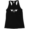 super man batman bodybuilding gym hard workout present gift Racerback Tank