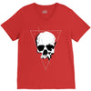space skull V-Neck Tee
