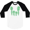 kodama family ghibli 3/4 Sleeve Shirt