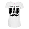 awsome dad Maternity Scoop Neck T-shirt