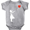 banksy style Baby Onesie