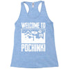 welcome to pochinki Racerback Tank