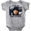 send me location khabib Baby Bodysuit