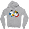 vector gamer boxing Zipper Hoodie