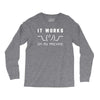 It Works On My Machine Long Sleeve Shirts