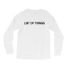 lost of things Long Sleeve Shirts
