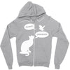 pussy! chicken! Zipper Hoodie