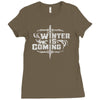 winter is coming Ladies Fitted T-Shirt