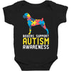 boxers support autism awareness Baby Bodysuit