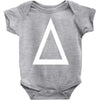 prism a triangle design graphic baseball jersey Baby Onesie