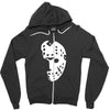 halloween hockey mask Zipper Hoodie