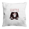 crimson red Throw Pillow