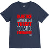 injustice anywhere is a threat V-Neck Tee