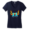 high tooths with joint Women's V-Neck T-Shirt