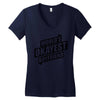 worlds okayest boyfriend Women's V-Neck T-Shirt