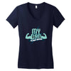 my dad my hero Women's V-Neck T-Shirt