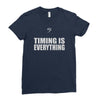 bass player timing is everything Ladies Fitted T-Shirt