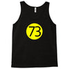 73 the perfect number t shirt the big bang theory cool funny Tank Top