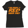 red ginger hair day Ladies Fitted T-Shirt