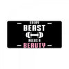 Every Beast Needs a Beauty License Plate