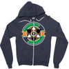 led eye Zipper Hoodie